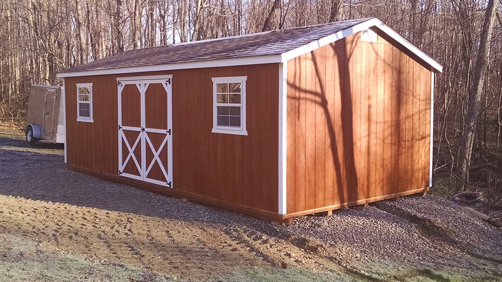 gable style storage sheds - weaver barns