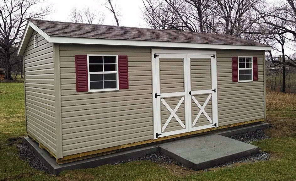 Rustic Clay Siding Dark Brown shingles Redwood Shutters
