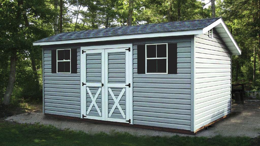 saltbox storage sheds - weaver barns